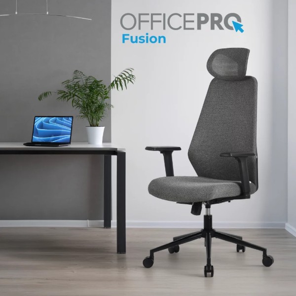 Фото - Крісло офісне OfficePro Fusion OC577G Gray